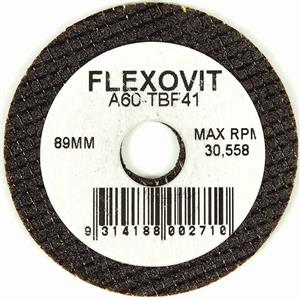 Flexovit 50 x 0.89 x 9.53mm Stainless Cut Off Disc