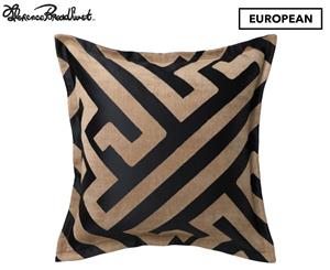 Florence Broadhurst 65x65cm European Pillowcase - Black Chinese Key