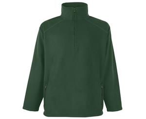 Fruit Of The Loom Mens Half Zip Outdoor Fleece Top (Bottle Green) - BC374