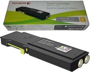 Fuji-Xerox DocuPrint CP405d / CM405df Yellow High Capacity Toner - Estimated Page Yield 11000 pages - CT202036
