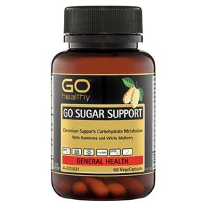 GO Healthy Sugar Support 60 Vege Capsules