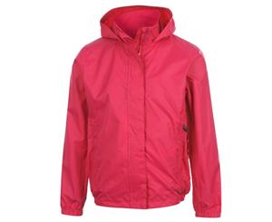 Gelert Girls Packaway Junior Waterproof Jacket Coat Top - Pink