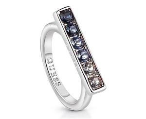 Guess womens Stainless steel Zircon gemstone ring size 16 UBR83038-56