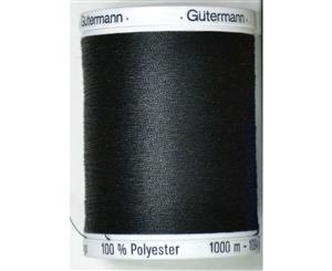 Gutermann Sew-all Thread 100% Polyester M292 1000m Colour 000 BLACK