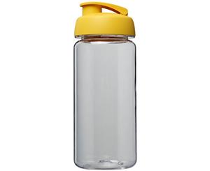 H2o Octave Tritan 600Ml Flip Lid Sport Bottle (Transparent/Yellow) - PF2857