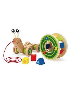 Hape Snail Pull and Play Shape