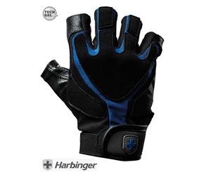 Harbinger Training Grip Glove- Black/Blue