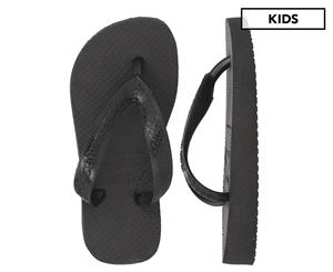 Havaianas Kids' Top Thongs - Black