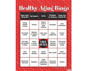 Healthy Aging Bingo Kit For Older Adults - (Upto 16 Players)