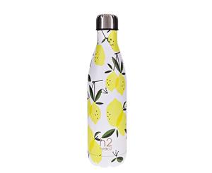 Hydro2 Togo Vacuum Double Wall Stainless Steel Water Bottle 750ml Lemon