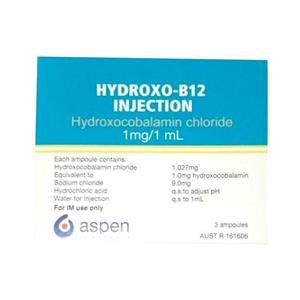 Hydroxo B12 Ampoule 1mg/1ml 3