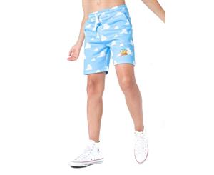 Hype Toy Story Blue Clouds Kids Boys Shorts - Blue