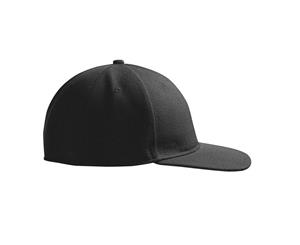 Id Childrens/Kids Modern Baseball Cap With Flat Shade (Black) - ID379