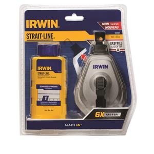 Irwin 30m Strait-Line Mach 6 Chalk Reel Set