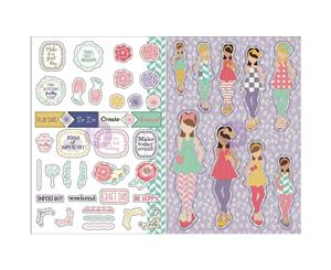 Julie Nutting Planner Monthly Stickers 2/Pkg-June