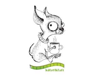 Katzelkraft - Rubber stamp chien Enervy