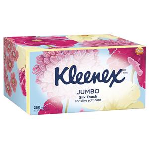 Kleenex Facial Tissues 250 Jumbo White