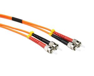 Konix 5M ST-ST OM1 62.5/125 Multimode Duplex Fibre Patch Cable