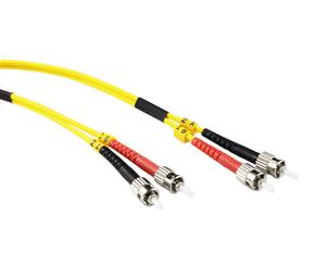 Konix 5M ST-ST OS1/OS2 9/125 Singlemode Duplex Fibre Patch Cable