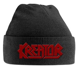 Kreator Beanie Hat Band Logo Thrash Metal Official - Black