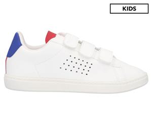 Le Coq Sportif Kids' Pre-School Courtset Sport Shoe - Optical White/Cobalt