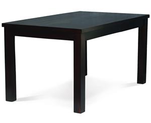 Lucas Solid Timber Dining Table Chocolate 1.5x0.9m