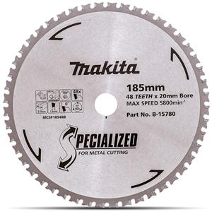 Makita 185mm 48T TCT Circular Saw Blade for Metal Cutting - SPECIALIZED