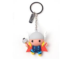 Marvel Comics Thor Character 3D Pendant Rubber Keychain