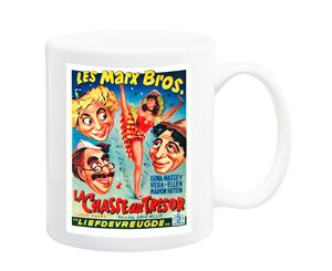 Marx Brothers Love Happy Movie Poster Mug - 11 Fluid Oz