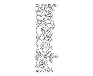 Memory Box Stamp - Blooming Sketch Border