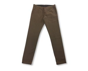 Men's Massimo Rebecchi Chinos In Brown Dot Style Pattern