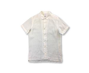 Men's Paul Smith Linen Shirt In Off White