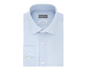 Michael Kors Mens Printed Slim Fit Button-Down Shirt