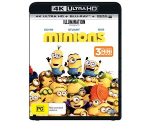 Minions 4K Ultra HD Blu-ray Digital Download UHD Region B