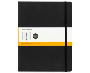 Moleskine Extra Large Ruled Soft Cover Notebook - Black