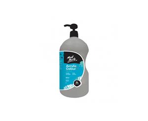 Mont Marte Studio Acrylic Paint 2litre - Silver