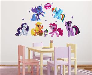 My Little Ponies Kids' Wall Decal