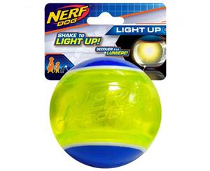 NERF 3.25in LED Blaze Tennis Ball Blue/Green