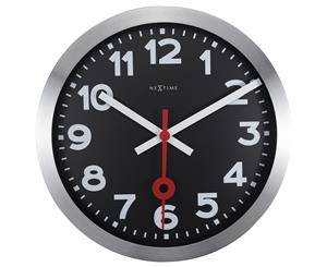 NeXtime Station Wall Clock Numerical - Black