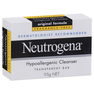 Neutrogena Hypoallergenic Cleanser Transparent Bar 95g