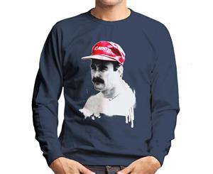 Nigel Mansell At Monte Carlo 1992 Men's Sweatshirt - Navy Blue