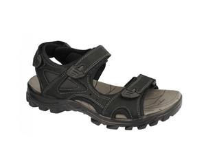 Northwest Territory Mens Arabia Sandals (Black Leather) - KM779