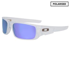 Oakley Crankshaft Polarised Sunglasses - Matte Clear/Violet Iridium