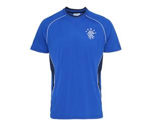 Official Football Merchandise Rangers Fc Adults Short Sleeve T-Shirt (Royal Blue) - RW4320