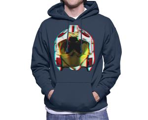 Original Stormtrooper Rebel Pilot Helmet 3D Effect Men's Hooded Sweatshirt - Navy Blue