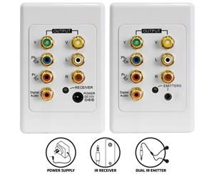 PRO1254D Pro2 Audio Video & Component + IR Cat5 Extender Kit Suit Clipsal Distributes Your AV Signals Via Economical Cat5 Cable AUDIO VIDEO &