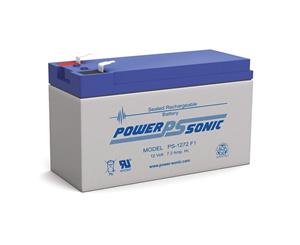 PS1280 POWER SONIC 8Ah 12V Sla Battery F2 Terminal Sealed Lead Acid Size151 X 94 X 65 Weight2.18Kg 151 x 94 x 65 Weight2.18kg