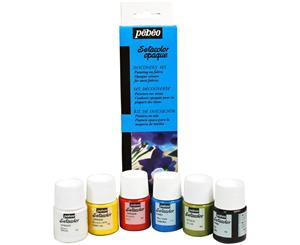 Pebeo - Discovery Fabric Paint Set 20ml 6 pack - Setacolour Opaque