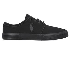 Polo Ralph Lauren Men's Faxon Low Sneakers - Black/Black