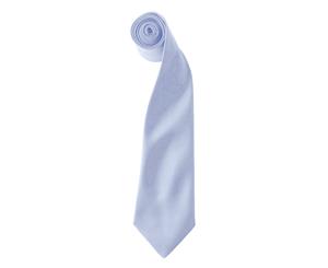 Premier Colours Mens Satin Clip Tie (Pack Of 2) (Light Blue) - RW6940